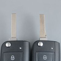 Coque de clé de voiture télécommandée sans clé de haute qualité en promotion pour VAG MQB, compatible avec les clés universelles VVDI Keydiy