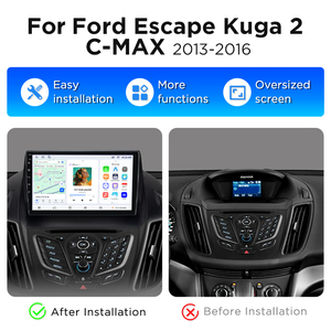 Junsun Radio de Auto con CarPlay de 9 Pulgadas para Ford Escape Kuga 2 2013-2016, Radio Android con GPS, Navegación y Multimedia para Ford Escape Kuga 2 - Product Image 2