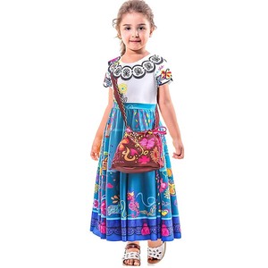 Costume de princesse Mirabel de la <span class=keywords><strong>famille</strong></span> Madrigal de <span class=keywords><strong>Encanto</strong></span> pour enfants, carnaval d'Halloween, DISP-012 - Product Image 5