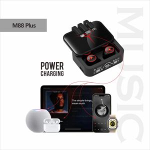 Auriculares TWS <span class=keywords><strong>M88</strong></span> Plus, auriculares inalámbricos, auriculares para juegos con Control táctil, sonido estéreo HIFI, reducción de ruido con micrófono - Product Image 2