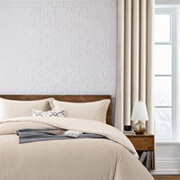 Cortina de Terciopelo de Venta Directa del Fabricante BSCI, Cortina Opaca de Terciopelo Profesional de Fábrica con Juego de Ropa de Cama a Juego