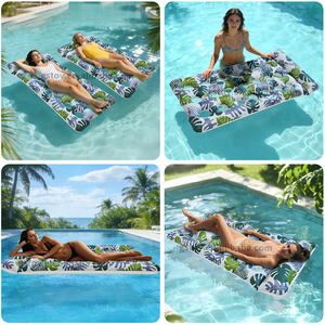 Flotteurs de <span class=keywords><strong>piscine</strong></span> gonflables pour sports nautiques, tapis pour adultes, radeau de bronzage, chaise longue flottante avec appui-tête pour lac, plage, <span class=keywords><strong>piscine</strong></span>, fête - Product Image 6