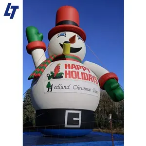 Giant De Sam Verschrikkelijke Opblaasbare Kerst Sneeuwpop Kostuum Volwassen Grootte Voor Kerst