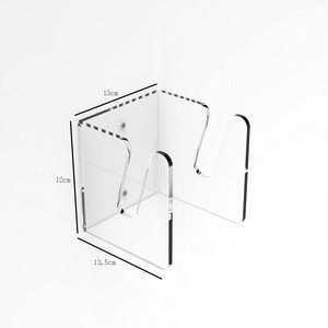 Tùy chỉnh bán buôn treo tường trong suốt perspex Rack hiển thị cho Skateboard phổ biến rõ ràng Acrylic Skateboard Hanger <span class=keywords><strong>Bracket</strong></span> - Product Image 5