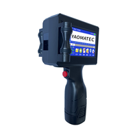 Impresora Portátil YAOMATEC de 12.7mm para Códigos QR, Códigos de Barras, Fechas, Logotipos, Etiquetas de Caducidad, Impresora de Inyección de Tinta Térmica Portátil