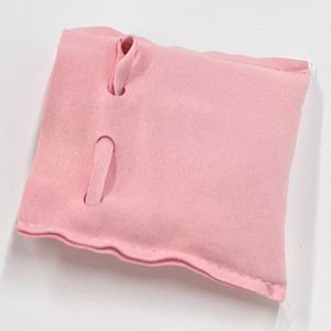 Bolsitas de Regalo Pequeñas de Microfibra de Gamuza Rosa de Alta Calidad de 7.5*8.5cm para Joyería y Aretes - Product Image 2