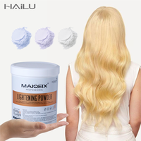 Poudre décolorante professionnelle violette de qualité supérieure, sans ammoniaque, 50 kg, pour cheveux noirs, éclaircissement jusqu'à Lv.9, formule nourrissante anti-jaunissement