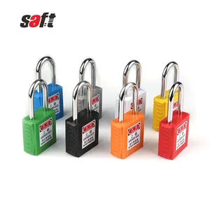 Saft 38毫米不锈钢钩环锁定挂锁挂锁用于工业设备安全