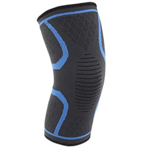 Protezione per lo sport per il fitness ad alta elasticità supporto per la protezione del ginocchio in nylon per la manica del ginocchio