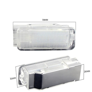 2 cái cho Peugeot 1007 206 207 807 306 307 308 3008 406 407 5008 607 806 LED thân cây hành lý nội thất đèn cửa đèn - Product Image 3