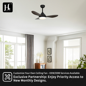 36-inch Hyundai LED <b>Ceiling</b> Fan with <b>Remote</b> <b>Control</b>, DC Motor, 3 Blades, Plastic Construction - Product Image 4