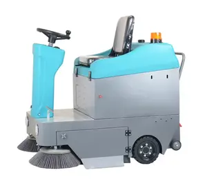 PB105 Best Quality Automatic Industrial 80L Dustbin Ride On Floor Sweeper Road Cleaning