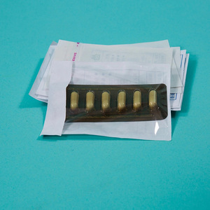 Rooster Medical Kraft Paper Medicine <b>Bags</b> Hexagonal Bottom Disposable <b>Tablet</b> Repackaging Inner Packaging - Product Image 5