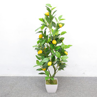 Arbre artificiel citronnier style nordique inspiré d'Instagram, plante en pot en PVC souple, hauteur 100cm-200cm, décoration intérieure