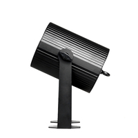 Projecteur LED compact Pinspot DMX512 RGBW 4-en-1 40W pour DJ de soirée, avec zoom, mélange de couleurs, faisceau, stroboscope et projecteur blanc