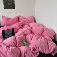 Linge de lit super chaud et moelleux, épais, king size, plaid, couettes de maison, couvertures, ensembles de draps de lit, vente en gros