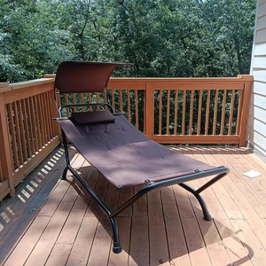 Hamaca con dosel de jardín para exteriores con personalización de colores con sombrilla - Product Image 3