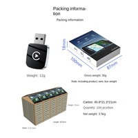 Boîte CarPlay sans fil de module d'interconnexion de machine de voiture intelligente de vente chaude 2-en-1 pour l'électronique grand public Android Autocarplay