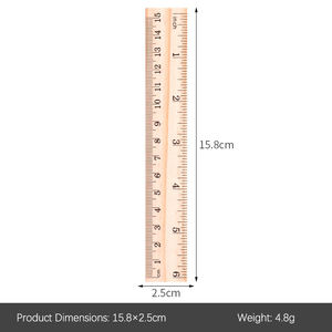 <span class=keywords><strong>Regla</strong></span> <span class=keywords><strong>de</strong></span> medición a medida Escala claramente marcada <span class=keywords><strong>de</strong></span> <span class=keywords><strong>madera</strong></span> respetuosa con el medio ambiente adecuada <span class=keywords><strong>para</strong></span> el diseño <span class=keywords><strong>de</strong></span> moda - Product Image 5