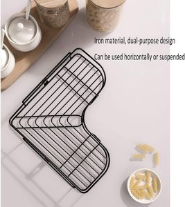Étagère d'angle murale pour salle de bain, support de rangement pour shampoing, panier de douche en fer pour cosmétiques, organisateur de salle de bain - Product Image 2