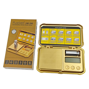 Balanza electrónica de acero inoxidable dorado de alta precisión, Mini pantalla LCD Digital, báscula Digital, báscula de Joyería de diamantes de 0,01g - Product Image 6