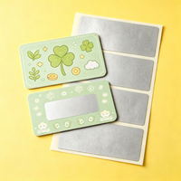 Cartes à gratter personnalisées avec logo imprimé pour jeux de fête, cadeaux d'affaires fantaisie personnalisés en offset, 'Merci', fabriquées au Fujian