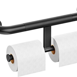 Barras de apoyo Huahu de acero inoxidable para baño, manijas de seguridad para inodoro, antideslizantes, aptas para personas mayores. - Product Image 4