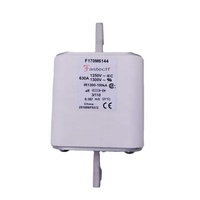 Fusible de Alta Velocidad F170M6144 630A 1250V AR, Cuerpo Cuadrado, Protección de Semiconductores, Fuente de Alimentación Industrial de Bajo Voltaje