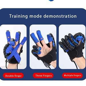 Gants électriques intelligents de gros pour la rééducation des doigts, entraîneur de doigts à cinq doigts, instrument de massage pour la main, gants de récupération électriques - Product Image 4