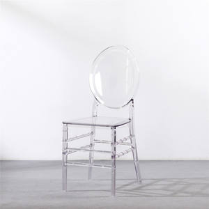 Toptan Hebei fabrika fiyat toplu akrilik kiralama duman renk plastik Fiber şeffaf düğün sandalyesi olaylar için - Product Image 4