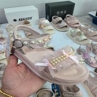 Nouvelles sandales de princesse pour filles, semelle souple, motif papillon, chaussures pour enfants, sandales pas chères, design varié, vente en gros