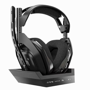 Auriculares inalámbricos dinámicos para juegos Logitech Astro <span class=keywords><strong>A50</strong></span> con estación Base multifunción de 2,4 GHz, tarjeta de sonido USB integrada para PS4/5 - Product Image 1