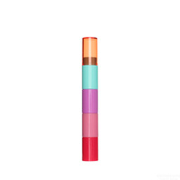 Tube vide multicolore empilable 4-en-1 pour rouge à lèvres/fard à joues – Emballage cosmétique de maquillage