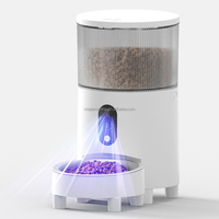 Distributeur automatique de nourriture pour animaux de compagnie OEM 6L, contrôle intelligent par application WiFi, distributeur de nourriture pour chat et chien, anti-fuite, en plastique avec fonction caméra