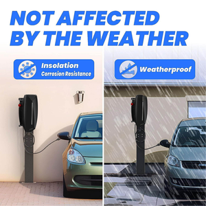 壁挂式电动汽车充电器 - UL 认证，7kW 2 级，32A / 240V，IP55 防水防尘，符合 NEC 625.40 标准，适用于美国家庭 - Product Image 3