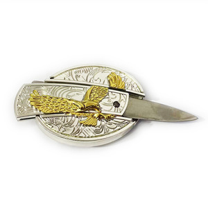 Cintura Multifunzionale in Lega con Fibbia Liscia a Testa di Bue, Stile Western Cowboy Personalizzato, Hip-hop Retrò alla Moda - Product Image 5