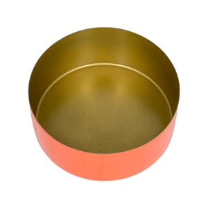 Bol à salade en métal et fer au design moderne bol à nourriture en émail pour les mariages, les fêtes, les dîners et la décoration de Noël bol cadeau - Product Image 3