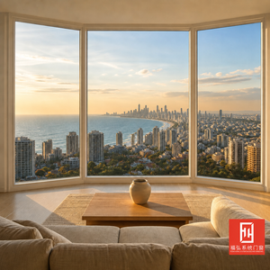 Grande fenêtre panoramique pleine hauteur en alliage d'aluminium <span class=keywords><strong>fixe</strong></span> du sol au plafond <span class=keywords><strong>avec</strong></span> vue sur la ville - Product Image 3