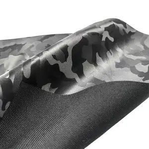 Kumaş yüksek mukavemetli kamuflaj baskılı Polyester kumaş 600D Oxford kumaş PU membran lamine su geçirmez
