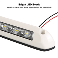 Blanc 12V/24V barre lumineuse caravane intérieur appliques LED auvent porche lumière RV Van remorque extérieur lampe caravane accessoires