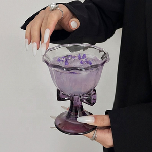 Nœud Papillon Personnalisé Couleur Violette – Décoration Mignonne et Unique pour Verres de Mariage, Fêtes et Cocktails - Product Image 3