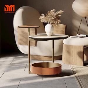 Meuble de salon <span class=keywords><strong>JYN</strong></span> meuble TV Table basse en ardoise Table basse combinée Table d'angle - Product Image 2