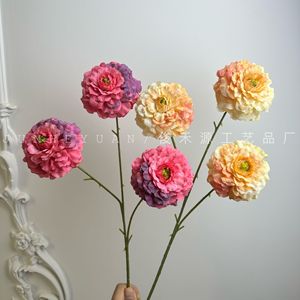 Junheyuan <b>Artificial</b> <b>Hydrangea</b> Single Branch Flower Arrangement For Home Decor Photography Props - Product Image 2