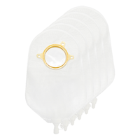 Sac d'urostomie drainable en deux parties pour adulte, poche pour stomie, hydrocolloïde, consommables médicaux, Zodelo blanc 16x28cm, certifié CE