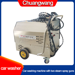 La station de lavage automobile Chuangwang utilise une machine de nettoyage à vapeur facile à déplacer, compacte, élégante et facile à utiliser. - Product Image 5