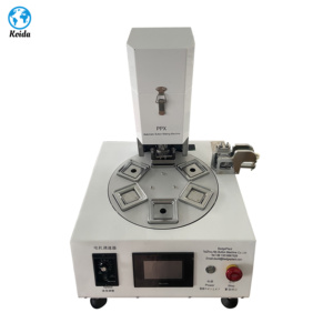 2024 khí nén điện vuông 50*50mm hình dạng tủ lạnh nam châm nút Huy hiệu làm + 50*50mm Giấy cắt 220V động cơ PLC lõi - Product Image 3