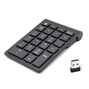 CE ROHS Stock 22 touches ABS télécommande multifréquence clavier numérique <span class=keywords><strong>2</strong></span>.4g clavier numérique sans fil pour banque - Product Image 1