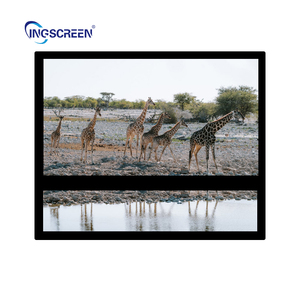 Ingscreen Wall Mount Màn hình kép 32 + 28 inch Android 4 gam <span class=keywords><strong>USB</strong></span> Loop chơi kỹ thuật số LCD Màn hình quảng cáo cho thang máy quảng cáo - Product Image 2