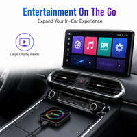 Nuevo Dongle Universal Android 13 Smart AI Box para Carplay con Cable/Sin Cable, 4G+32G, con Aplicaciones de Netflix y YouTube, 1 Año de Garantía
