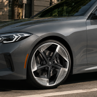 Jantes forgées noires GW Stealth 17-22 pouces 5x130 5x112, usinées CNC de précision, directionnelles, pour Porsche Taycan, Audi E-tron GT, BMW i4, iX